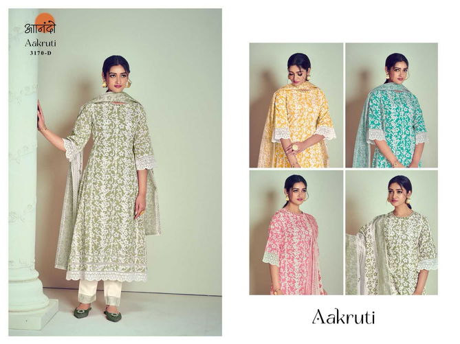 Aakruti 3171 Anando By Jay Vijay Cotton Printed Designer Salwar Suits Wholesalers In Delhi