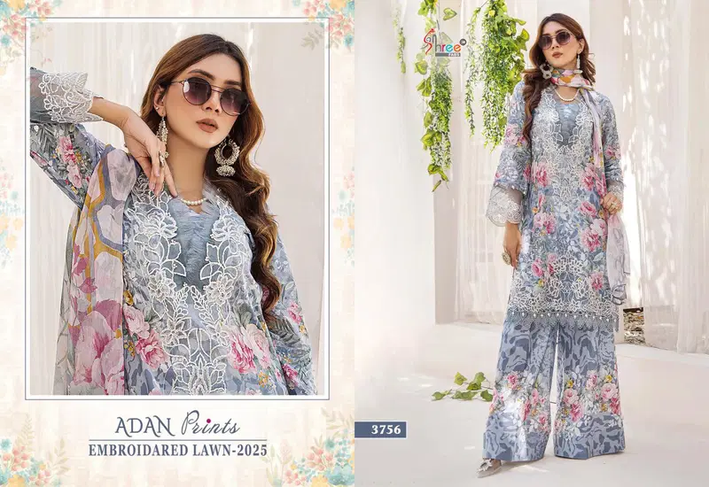 Adan By Shree Fabs Viscose Digital Printed Salwar Suits Wholesalers In Delhi