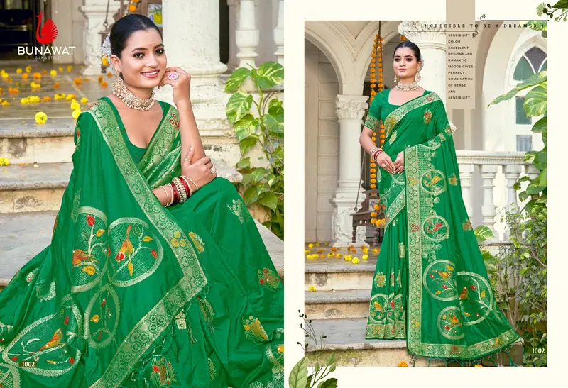 Hans Vol 2 By Bunawat Silk Wedding Wear Saree Suppliers In India