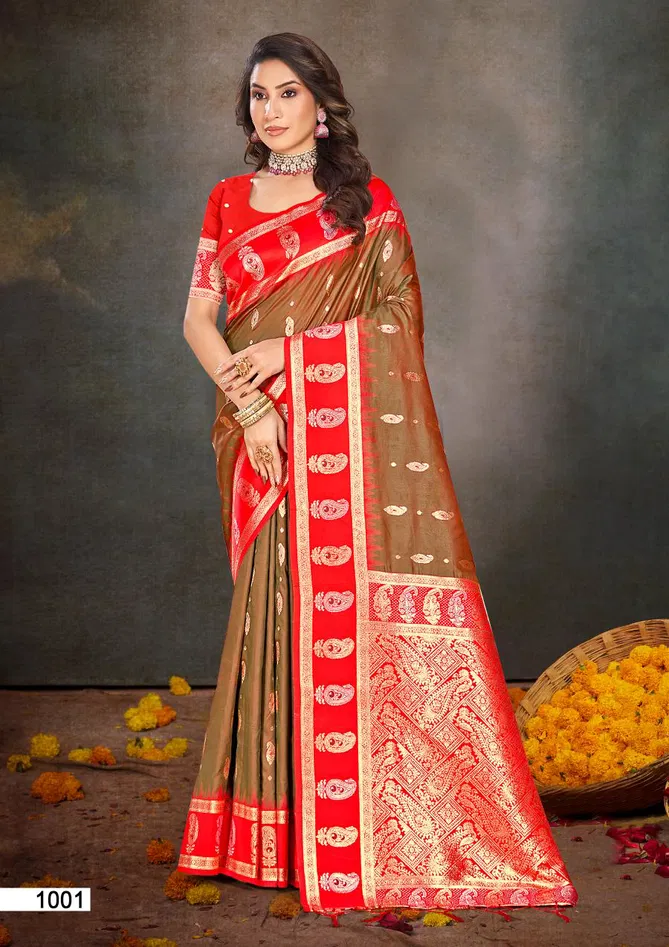 Rajshahi Silk By Bunawat Wedding Wear Saree Wholesale Shop In Surat