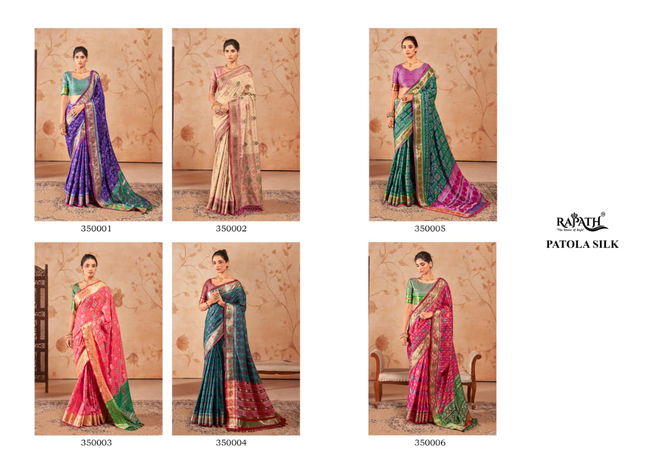 Ridhhi-Siddhi By Rajpath Patola Silk Ocassion Sarees Exporters In India