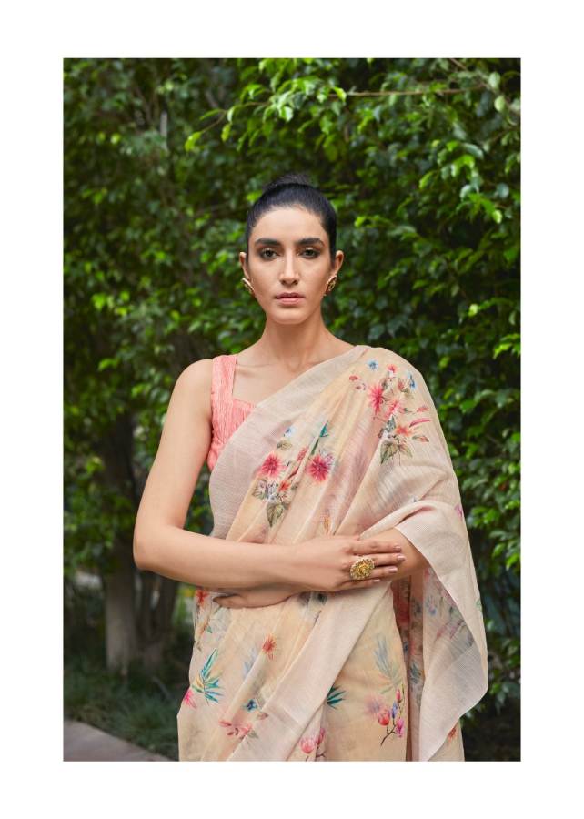 Shangrila Akira Latest Collection Of Casual Wear Linen Cotton Saree 