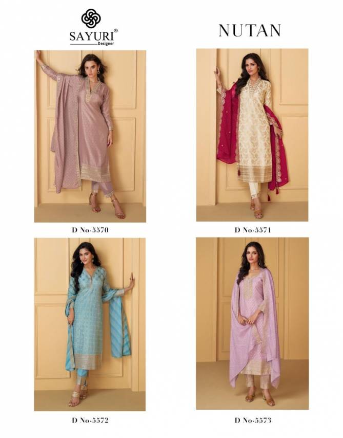 Nutan By Sayuri Designer Viscose Salwar Kameez Wholesalers In Delhi