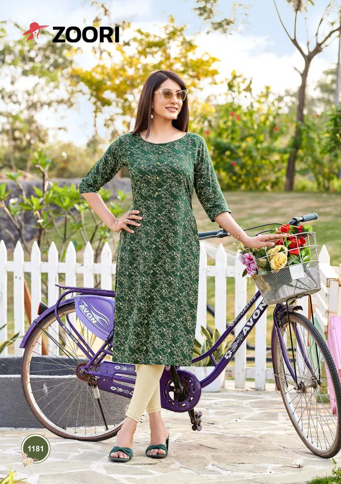 Zoori Akshara Vol 30 Heavy Rayon Designer Kurti Wholesale Market In Surat