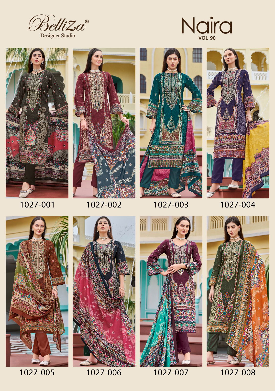 Naira Vol 90 By Belliza Cotton Printed Dress Material Wholesalers In Delhi