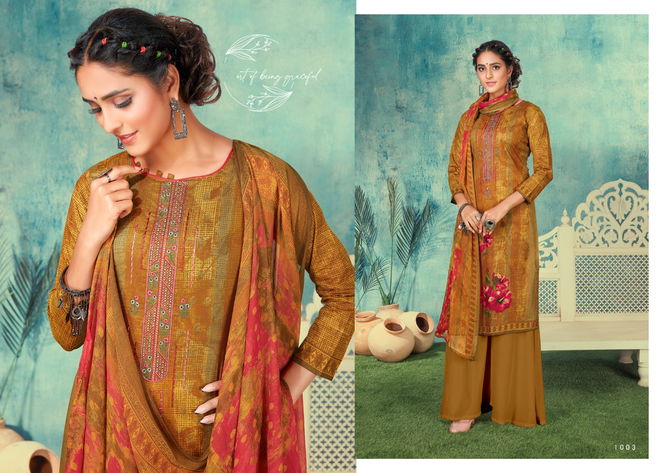 Anita Kesariya Kaashvi Latest Fancy Casual Wear Style Printed Cambric Cotton Designer Summer Dress Material Collection
