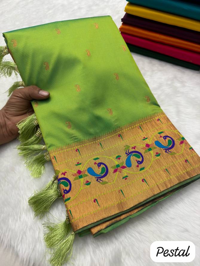 Harmony Paithani by Murti Nx Printed Silk Online Saree Wholesale