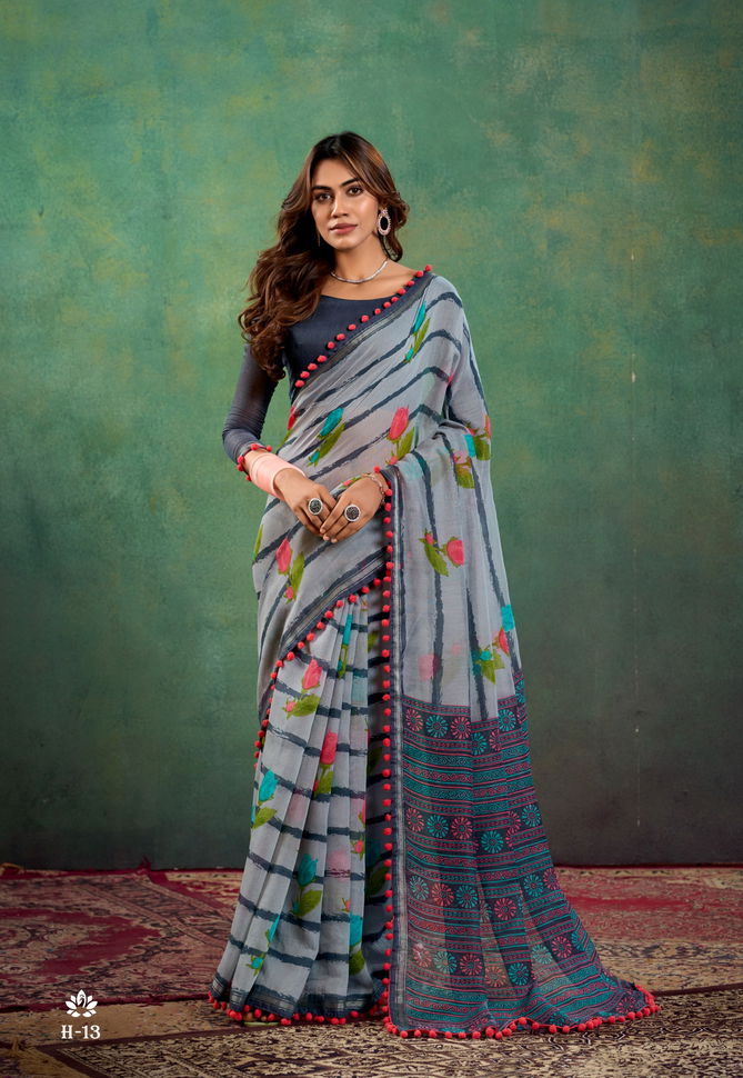 Pumpum 13 By Sr Mul Mul Cotton Daily Wear Saree Exporters In India