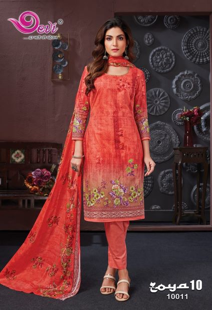 Devi Zoya 10 Casual Daily Wear Cotton Printed Dress Material Collection