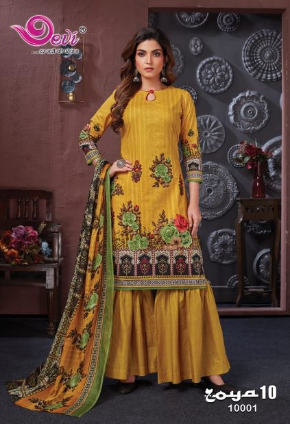 Devi Zoya 10 Casual Daily Wear Cotton Printed Dress Material Collection