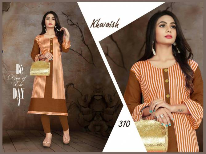Trendy Aagya Khwaish 3 Festive Daily Wear Kurtis Collection
