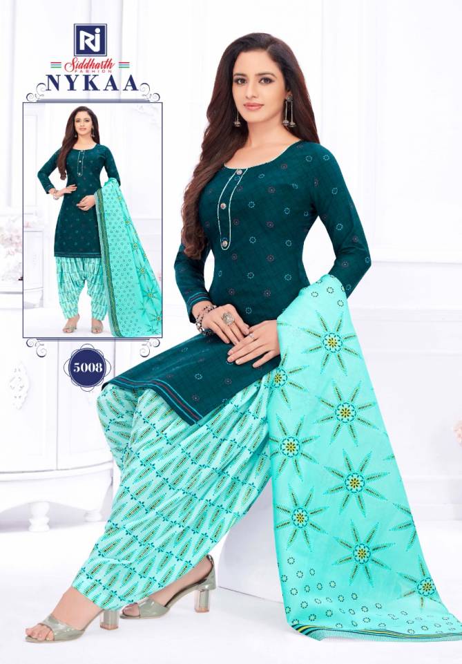 Siddharth Nykaa 5 Cotton Printed Regular Wear Ready Made Cotton Printed Dress Collection
