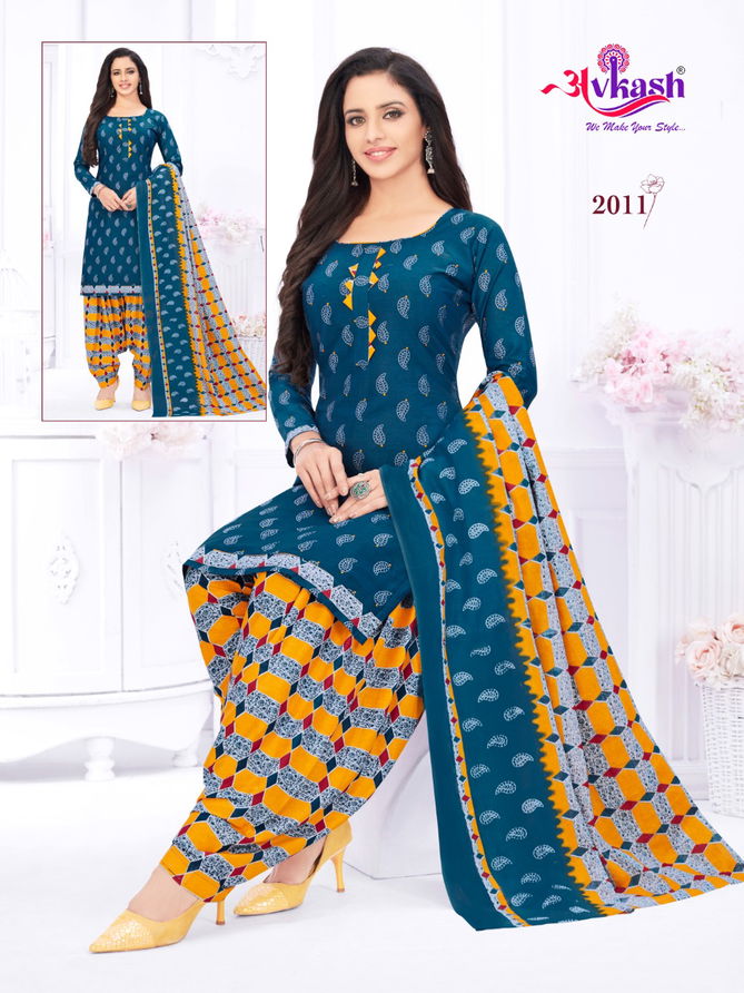 Avkash Rajvee Patiyala 2 Cotton Printed  Regular Wear Ready Made Dress Collection