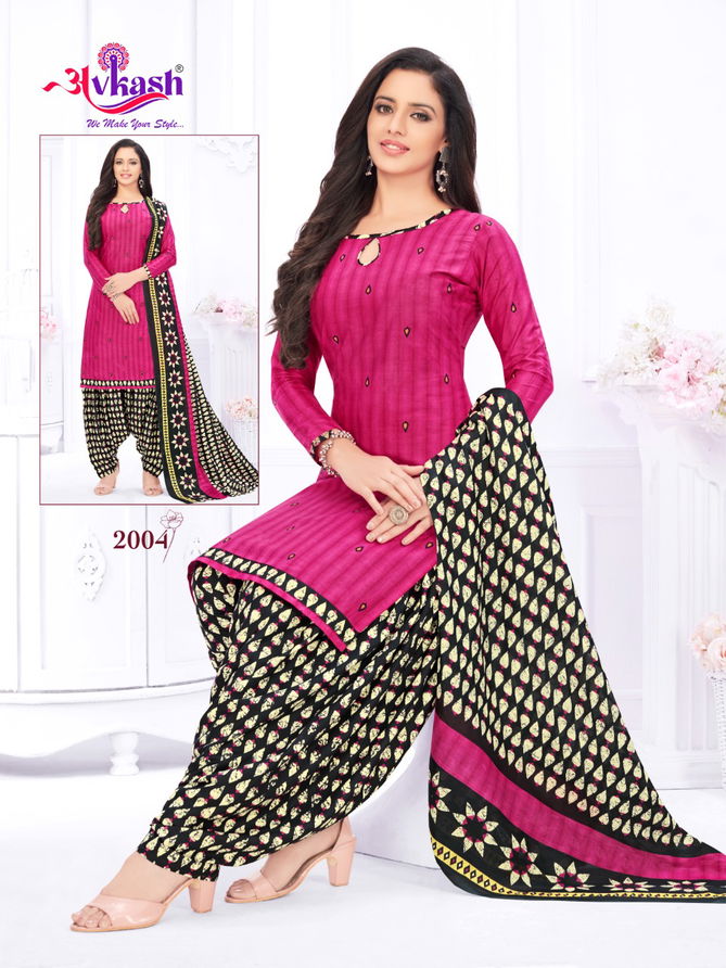 Avkash Rajvee Patiyala 2 Cotton Printed  Regular Wear Ready Made Dress Collection