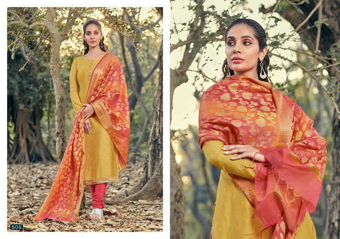 Kasmeera Jasmin Latest Designer Ethnic Wear Soft Cotton With Digital Printed Dupatta Dress Material Collection
