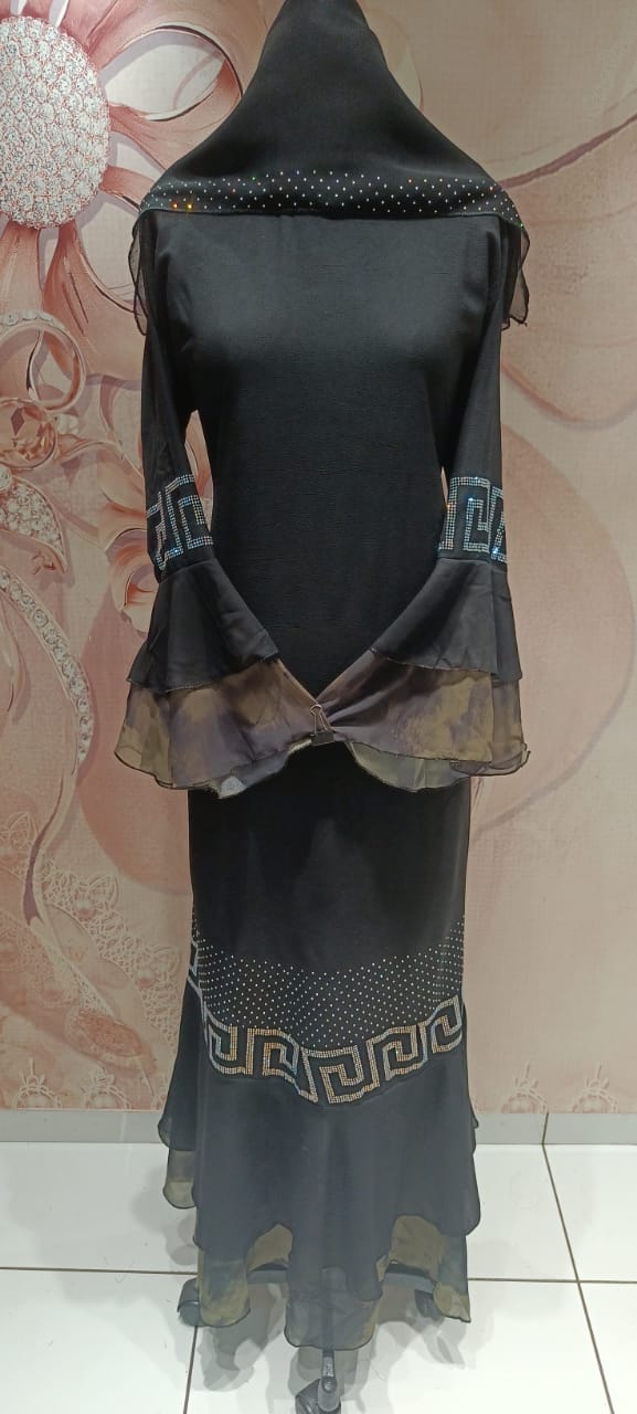 harir maqsoor Ms Diamond work Fancy Wear Wholesale Abaya Collection