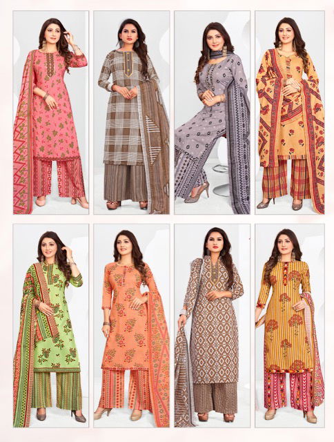 Ganeshji Amira 2 Cotton Printed Regular Wear Dress Material Collection