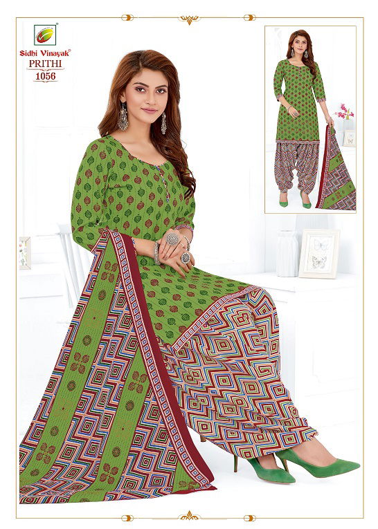 Sidhi Vinayak Prithi 1 Printed Cotton Ethnic Wear Ready Made Dress Collection