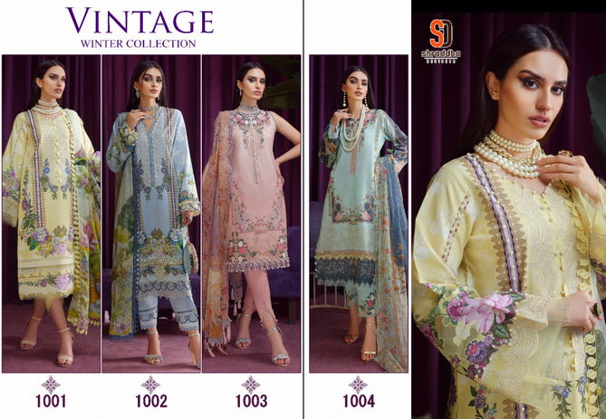 Shraddha Vintage Winter Pashmina Printed Casual Wear Salwar Suits Collection