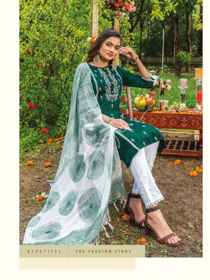 Mayur Adaah New Exclusive Wear Fancy Kurti Bottom With Dupatta Collection 