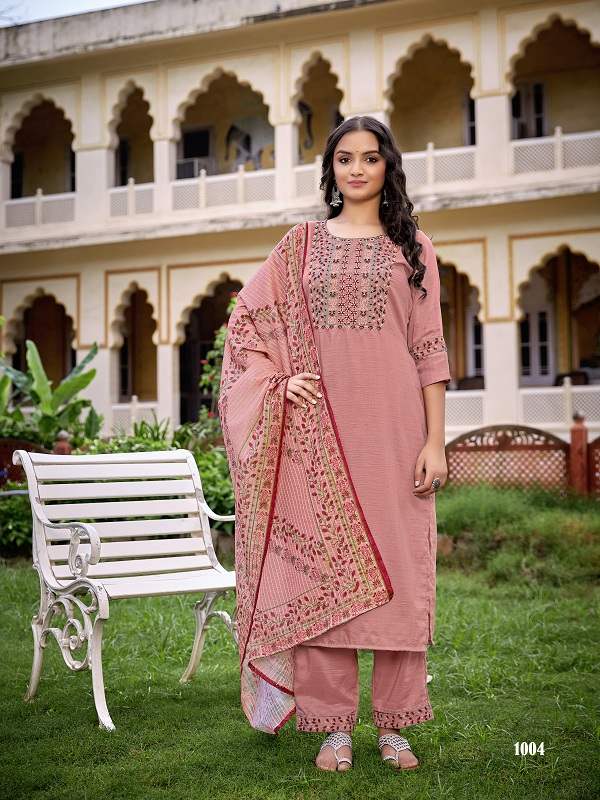 Maa Hazel Festive Wear Wholesale Kurti With Bottom Dupatta Collection 