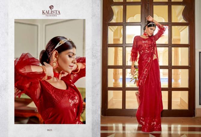 Kalista Butterfly New Fancy Wear Wholesale Saree Collection 
