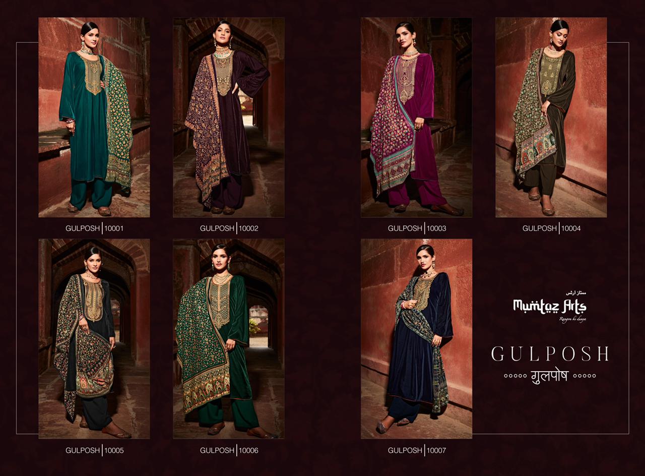 Mumtaz Gulposh New Fancy Exclusive Wear Designer Heavy Salwar Kameez Collection