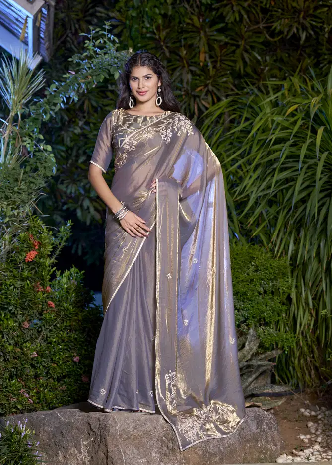 Swagat By Nari Fashion Two Ton Silk Party Wear Saree Orders In India