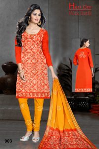 Hariom Wax Batik Casual Wear Designer Printed Cotton Dress Material Collection