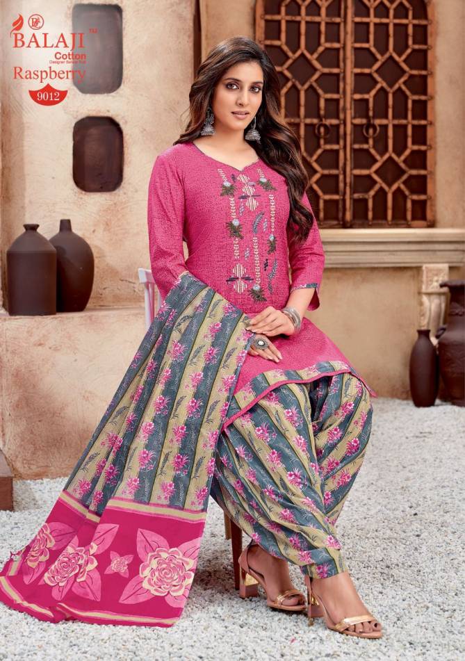 Balaji Raspberry Patiala 9 Daily Wear Wholesale Dress Material Collection 