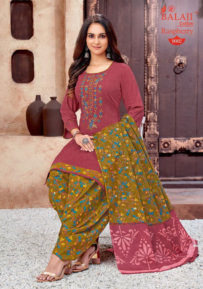 Balaji Raspberry Patiala 9 Daily Wear Wholesale Dress Material Collection 