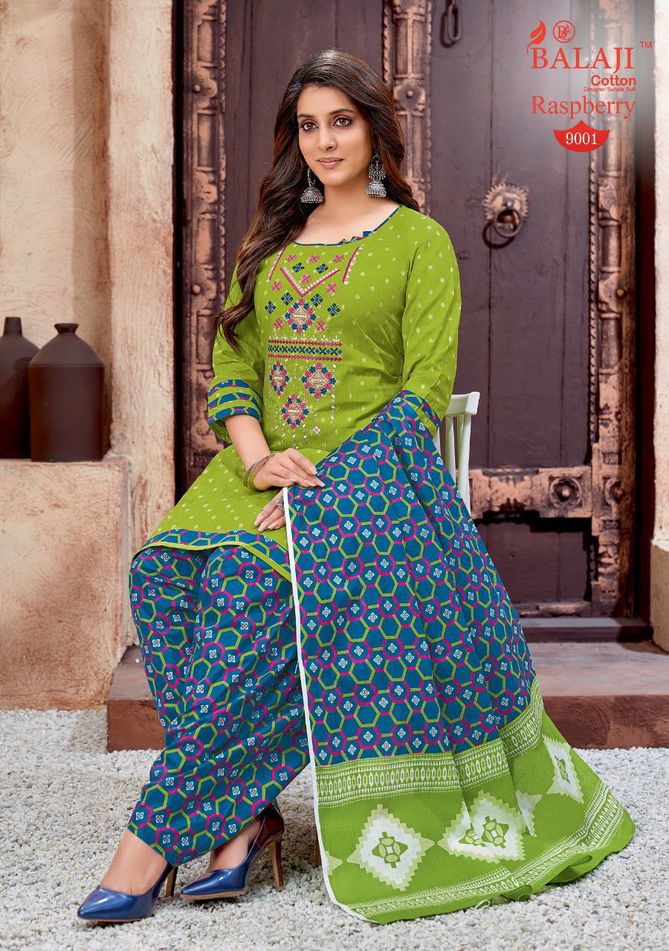 Balaji Raspberry Patiala 9 Daily Wear Wholesale Dress Material Collection 