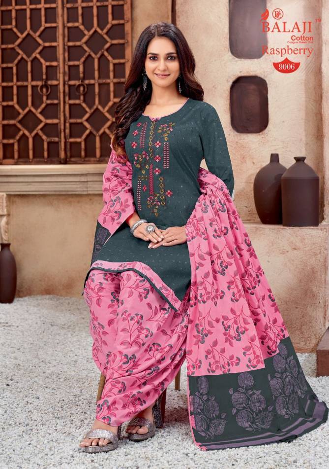 Balaji Raspberry Patiala 9 Daily Wear Wholesale Dress Material Collection 