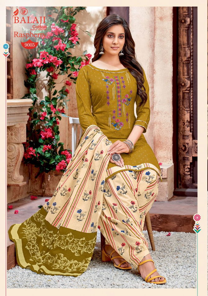 Balaji Raspberry Patiala 9 Daily Wear Wholesale Dress Material Collection 