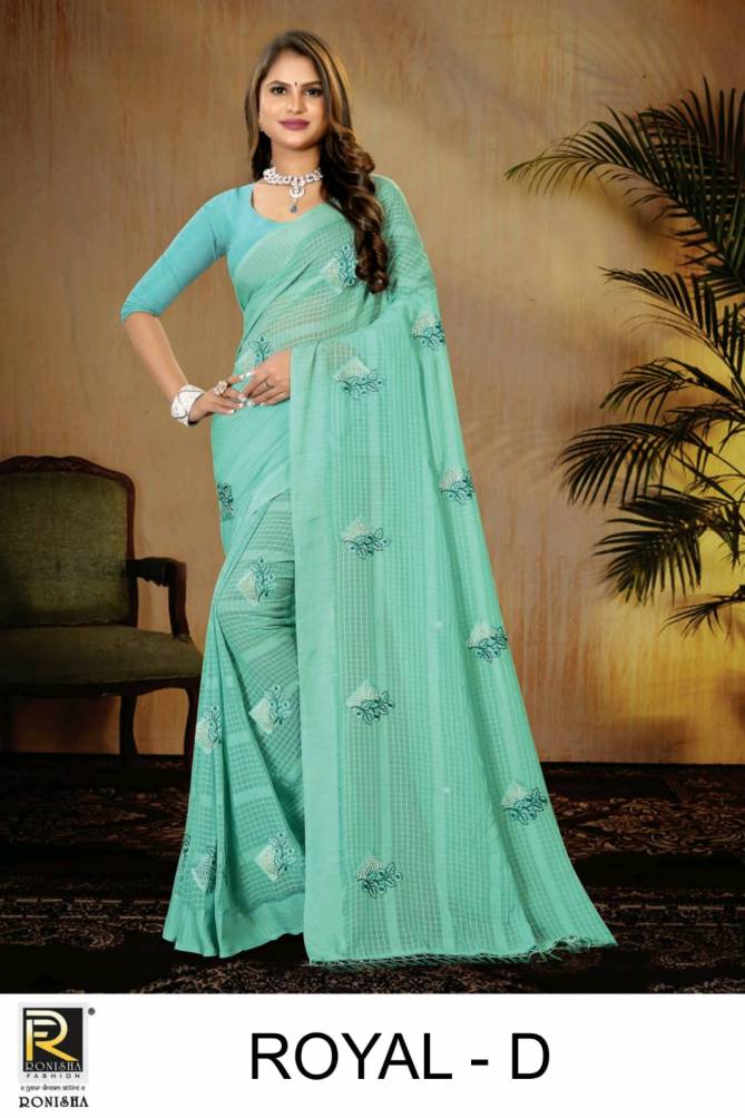 Ronisha Royal Fancy Wear Wholesale Saree Collection