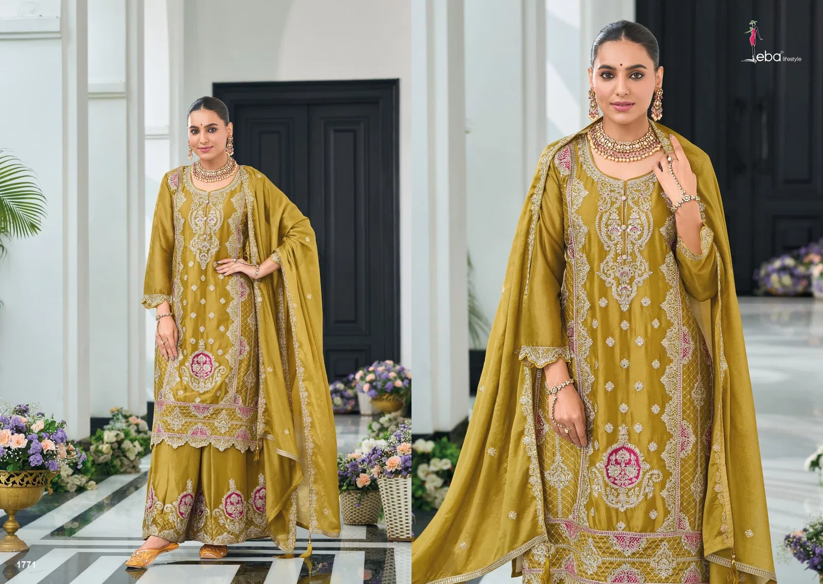  Zulfat by Eba Chinon Embroidered Ready Made Suits for Eid