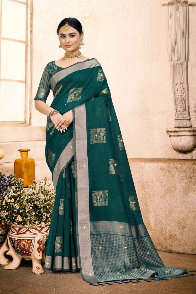 Ronisha Neeru Wholesale Saree Linen Cotton Silk Collection