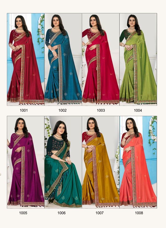 Ronisha Choice Ethnic Wear Silk Wholesale Saree Collection