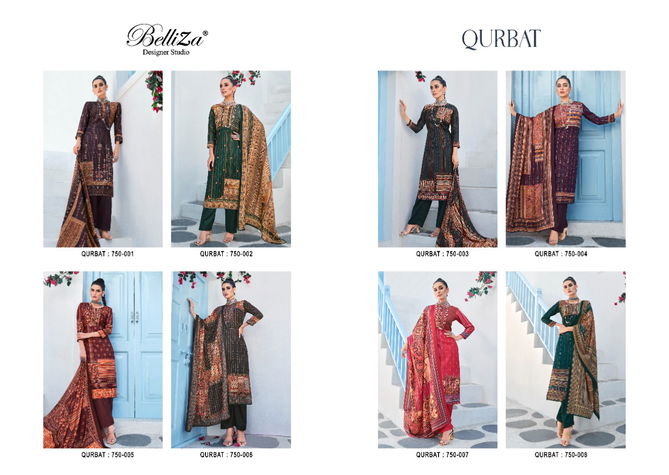 Belliza Qurbat Regular Wear Pashmina Wholesale Dress Material Collection