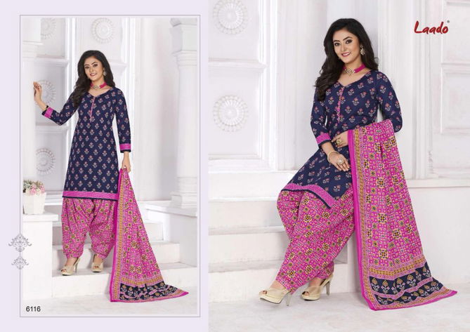 Laado Print 61 Fancy Regular Wear Cotton Printed Dress Material Collection