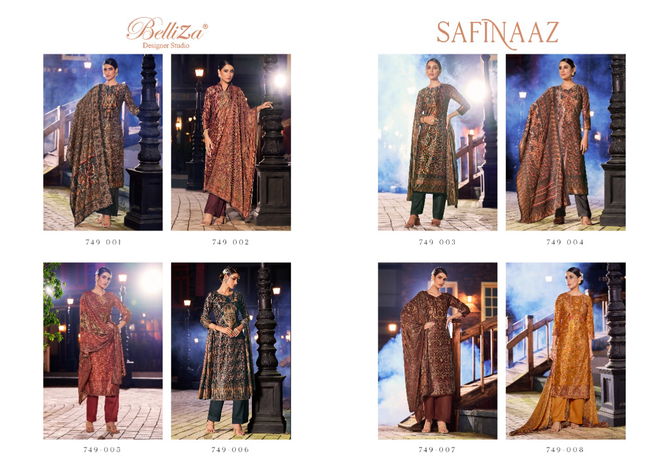 Belliza Safinaaz Festive Wear Wholesale Dress Material Collection