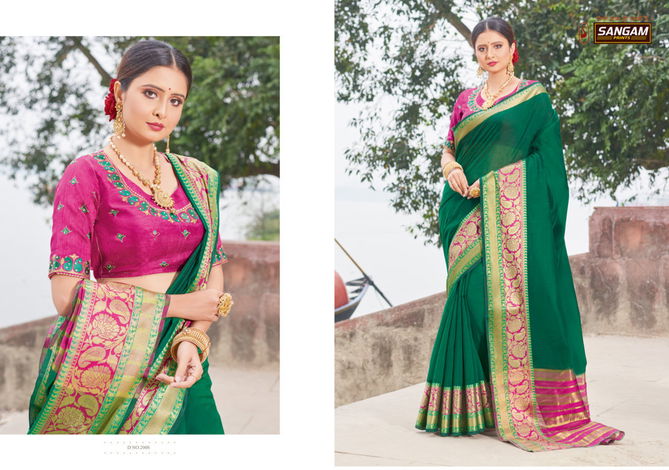 Sangam Bansuri 2 Exclusive Latest festive Wear Handloom Silk Designer Saree Collection