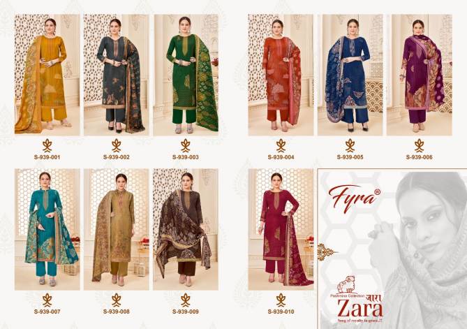 Fyra Zara Pashmina Winter Wear Wholesale Dress Material Collection