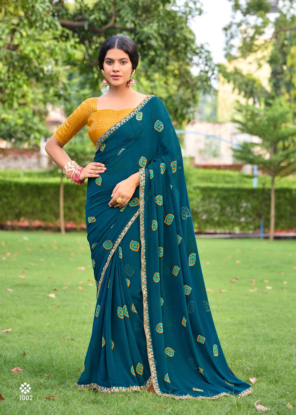 Bandhan By Stavan Weightless Embroidered Sarees Wholesale In India