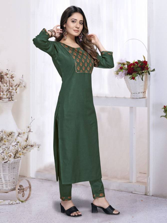 Gng 1114 Fancy Wear Cotton Latest Designer Kurti With Bottom Collection