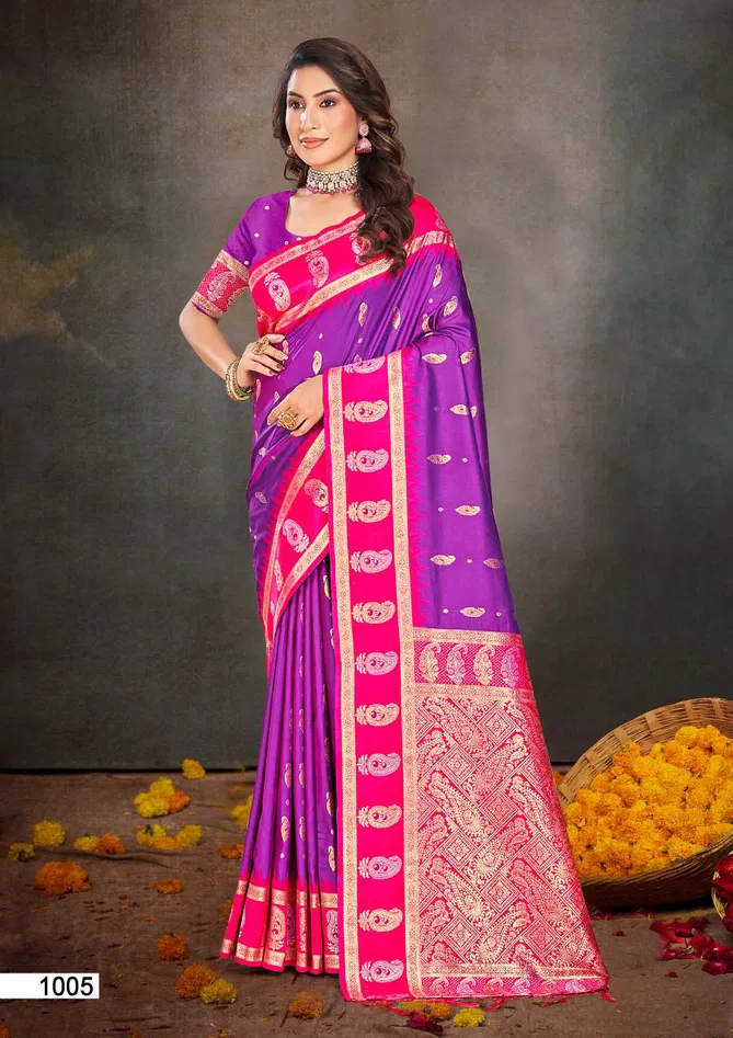 Rajshahi Silk By Bunawat Wedding Wear Saree Wholesale Shop In Surat