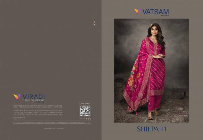 Vatsam Shilpa-11 Viscose Kurti Bottom With Dupatta Catalog