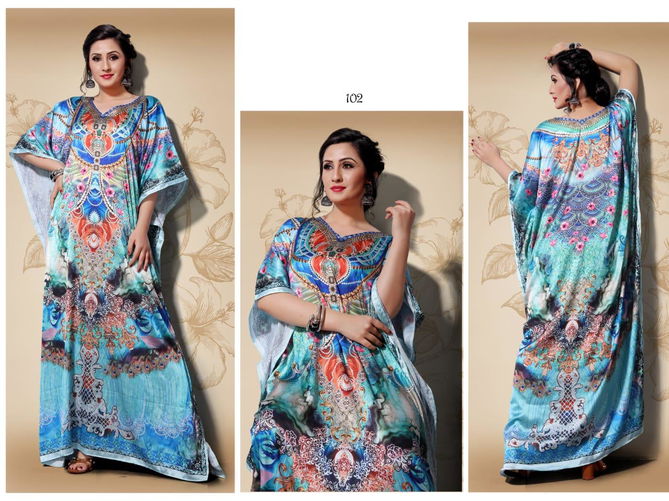 Jugnii Gazal Vol-18 Latest Exclusive Collection Digital Printed Kaftans