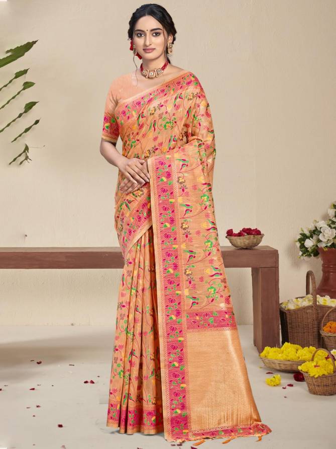 Swarnprabha By Bunawat Cotton Silk Designer Wedding Saree Suppliers In India
