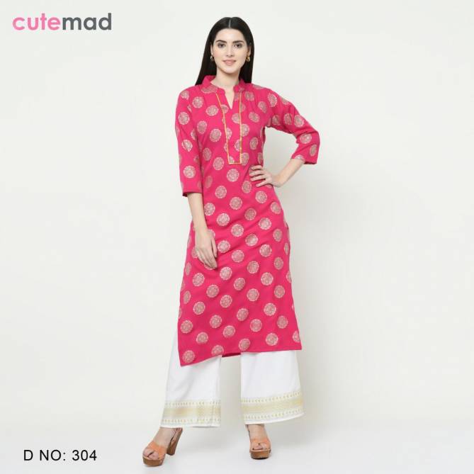 Cutemad Vol-3 New Designer Party Wear Kurtis With Plazzo Suitable For Festival & Functions  
